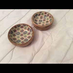 Set of two Indian bowls, beautiful painted design